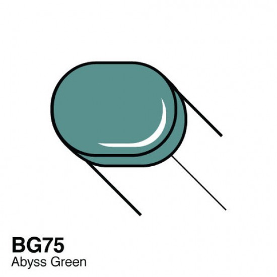 Copic маркер Sketch, #BG-75 Abyss green (Зелена безодня)