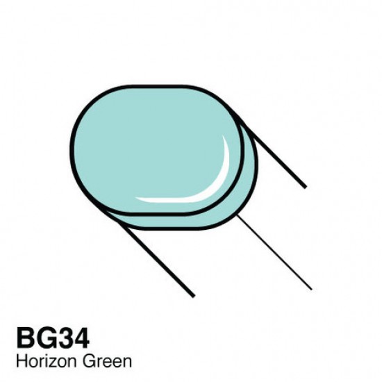 Copic маркер Sketch, #BG-34 Horizon green (Зелений горизонт)