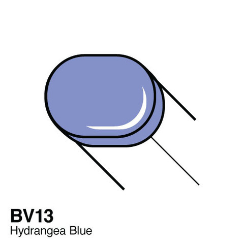 Copic маркер Sketch, BV-13 Hydrangea blue (Синя гортензія) Copic маркер Sketch, #BV-13 Hydrangea blue (Синя гортензія)