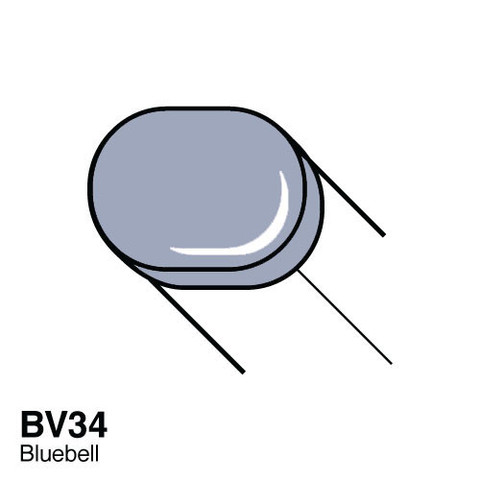 Copic маркер Sketch, BV-34 Bluebell (Темно-фіалковий) Copic маркер Sketch, #BV-34 Bluebell (Темно-фіалковий)