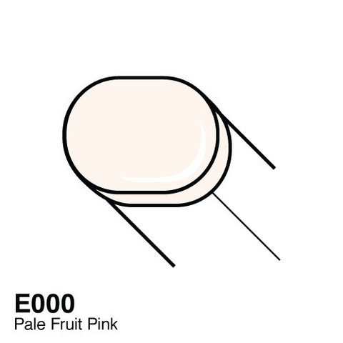 Copic маркер Sketch, E-000 Pale fruit pink (Пастельний фруктово-рожевий) Copic маркер Sketch, #E-000 Pale fruit pink (Пастельний фруктово-рожевий)