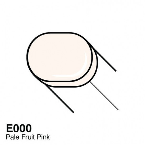 Copic маркер Sketch, #E-000 Pale fruit pink (Пастельний фруктово-рожевий)