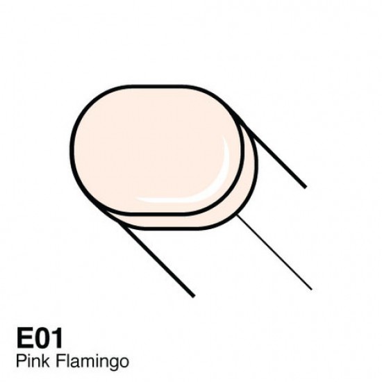 Copic маркер Sketch, #E-01 Pink flamingo (Рожевий фламінго)