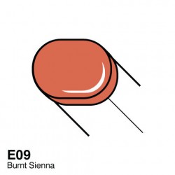 Copic маркер Sketch, E-09 Burnt sienna (Палена сієна) Copic маркер Sketch, E-09 Burnt sienna (Палена сієна)