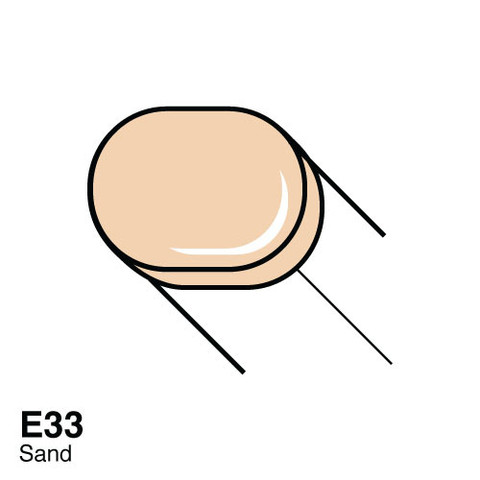 Copic маркер Sketch, E-33 Sand (Пісчаний) Copic маркер Sketch, #E-33 Sand (Пісчаний)