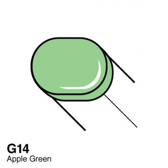 Copic маркер Sketch, #G-14 Apple green (Яблучно-зелений)