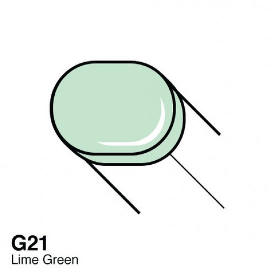 Copic маркер Sketch, #G-21 Lime green (Зелений лайм)