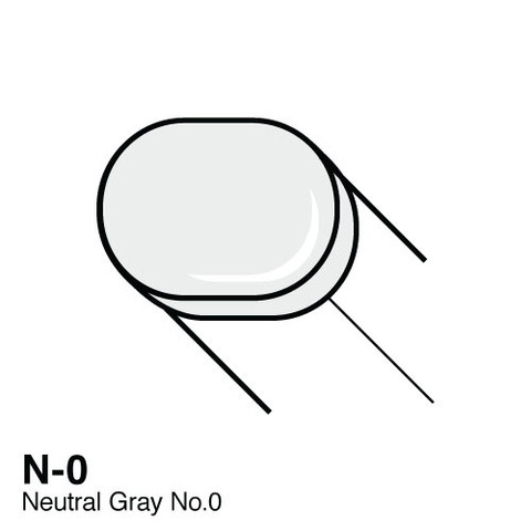 Copic маркер Sketch, #N-0 Neutral gray (Нейтральний сірий)
