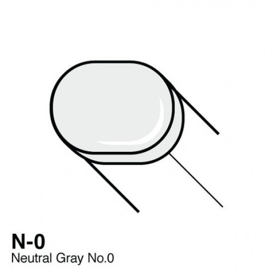 Copic маркер Sketch, #N-0 Neutral gray (Нейтральний сірий)