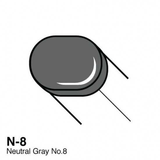 Copic маркер Sketch, #N-8 Neutral gray (Нейтральний сірий)