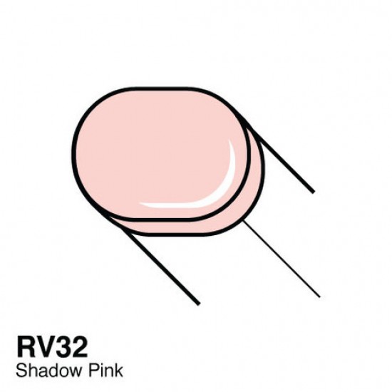 Copic маркер Sketch, #RV-32 Shadow pink (Рожева тінь)