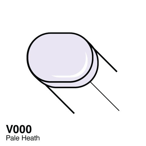 Copic маркер Sketch, V-000 Pale heath (Пастельно-бузковий) Copic маркер Sketch, #V-000 Pale heath (Пастельно-бузковий)