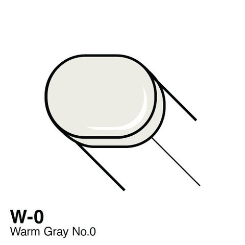 Copic маркер Sketch, W-0 Warm gray (Теплий сірий) Copic маркер Sketch, #W-0 Warm gray (Теплий сірий)