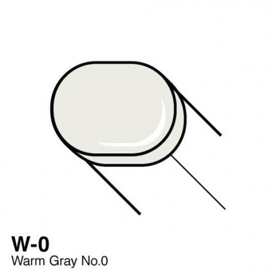 Copic маркер Sketch, #W-0 Warm gray (Теплий сірий)