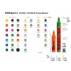 Маркер акриловий ONE4ALL  227HS,  4 мм, чорний Маркер акриловий ONE4ALL  227HS,  4 мм, чорний