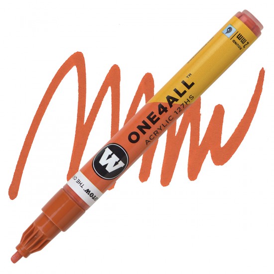 Акриловий маркер ONE4ALL ™ 127HS-2мм густий помаранчево-червоний (омар) # 010