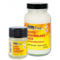 Лак фінішний (покривний) акриловий на осн.синт.смол сатиновий Hobby Line 250 мл Лак фінішний (покривний) акриловий на осн.синт.смол сатиновий Hobby Line 250 мл
