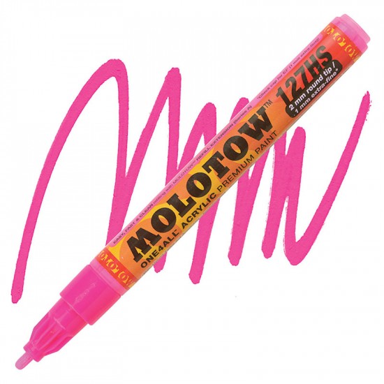 Акриловий маркер ONE4ALL ™ 127HS-2мм неоновий рожевий флуоресцентний # 217