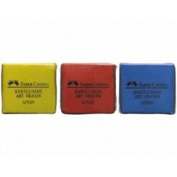 127321 Гумка - клячка, кольорова, в пластиковому чохлі, Faber-Castell 127321 Гумка - клячка, кольорова, в пластиковому чохлі, Faber-Castell