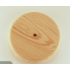 0252-Підставка "Коло" d 15см з палочкою 40 см з отвором по середині дерево вільха 15мм