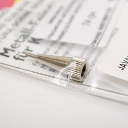 Накінечник металевий універсальний Javana 0.9 мм