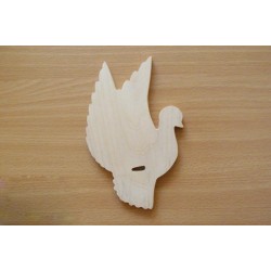 0136-Голуб, дерево вільха 10мм, 18*11см