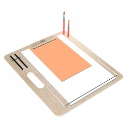 Планшет з магнітним затискачем А4 (33*36см), МДФ, ROSA