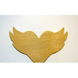 0073-Серце дерево вільха 10мм 18*12см