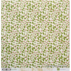 Аркуш картону Holly Berries, Echo Park, 30х30 см, TTC38008