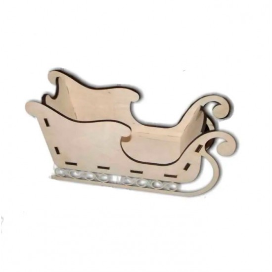 Сани-конфетница 10х20х8