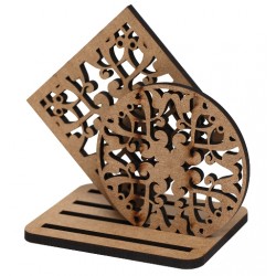 Тримач підставок під чашки серія "Вінтаж", 11,5*11,5*3,5см, ТМ ROSA Talent Тримач підставок під чашки серія "Вінтаж", 11,5*11,5*3,5см, ТМ ROSA Talent