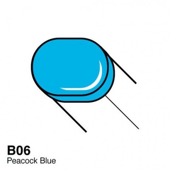 Copic маркер Sketch, #B-06 Peacock blue (Світло-блакитний)