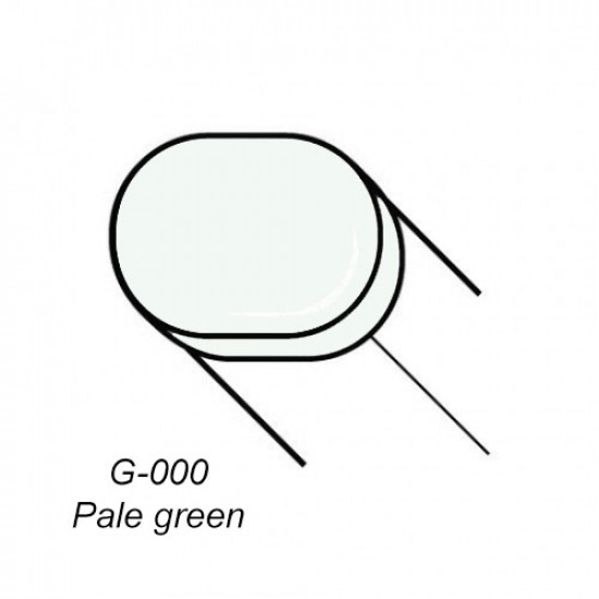 Copic маркер Sketch, #G-000 Pale green (Пастельно-зелений)