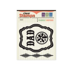 Штамп акриловый, "Папа",  We R Memory Keepers
