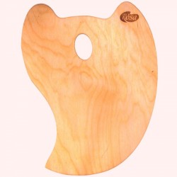 Палітра дерев'яна, перчикоподібна МОДЕРН, промаслена, 30*40см, ROSA