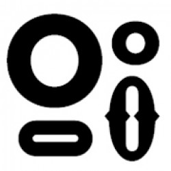 Набір штампів, Clear Stamps Літера "O" Набір штампів, Clear Stamps Літера "O"