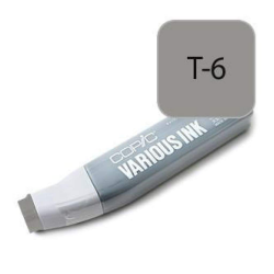 Copic чорнило для маркерів Various Ink, T-6 Toner gray (Сірий)