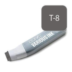Copic чорнило для маркерів Various Ink, T-8 Toner gray (Сірий)