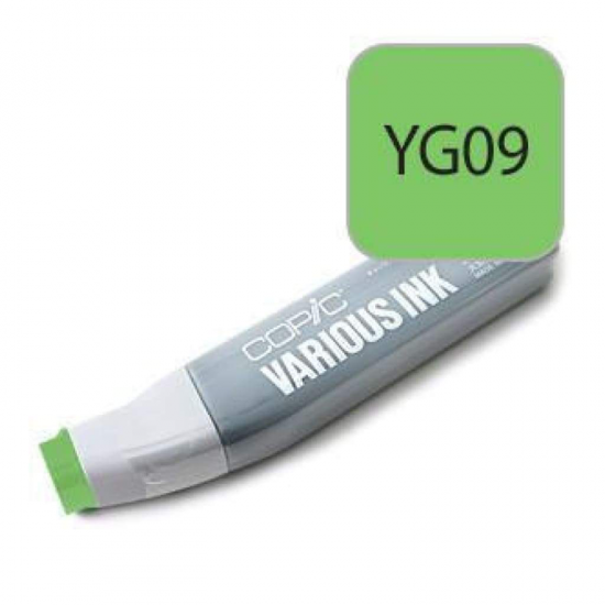 Copic чорнило для маркерів Various Ink, #YG-09 Lettuce green (Яскраво-зелений)