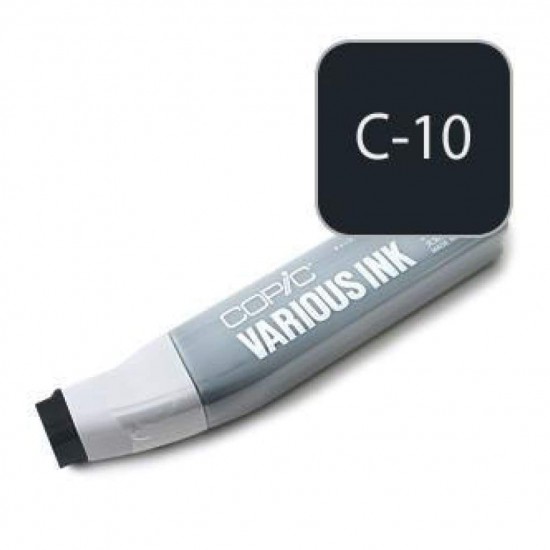 Copic чорнило для маркерів Various Ink, #C-10 Cool gray (Холодний сірий)