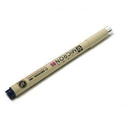 Лінер PIGMA Micron (0.5), 0,45мм, Синьо-чорний, Sakura Лінер PIGMA Micron (0.5), 0,45мм, Синьо-чорний, Sakura