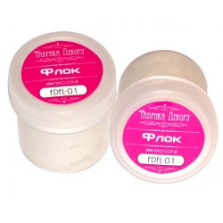 Флок оксамитовий, білий, 20мл, ФД