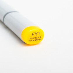 Copic маркер Sketch, FY-1 Fluorescent yellow orange (Флуоресцентний помаранчево-жовтий)