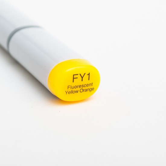 Copic маркер Sketch, #FY-1 Fluorescent yellow orange (Флуоресцентний помаранчево-жовтий)