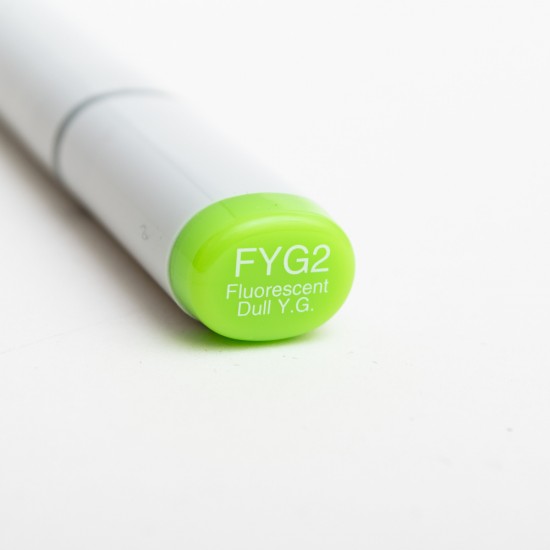 Copic маркер Sketch, #FYG-2  Fluorescent dull yellow green (Флуорисцентний тьмяний жовто-зелений)
