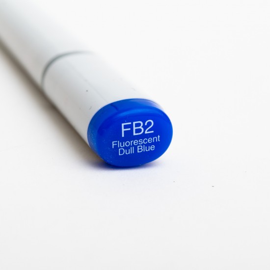 Copic маркер Sketch, #FB-2 Fluorescent dull blue (Флуорисцентний тьмяно-блакитний)