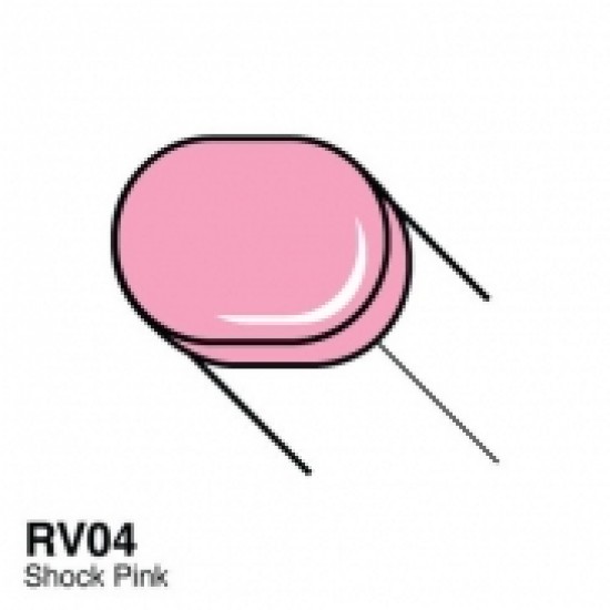 Copic маркер Sketch, #RV-04 Shock pink (Яскраво-рожевий)