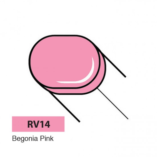 Copic маркер Sketch, #RV-14 Begonia pіnk (Рожева бегонія)