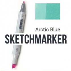 G153 Маркер спиртовий двосторонній, Arctic Blue (Арктичний блакитний), SKETCHMARKER