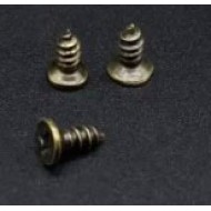 Шурупи,  стара латунь, 2,5*8 мм (10шт)